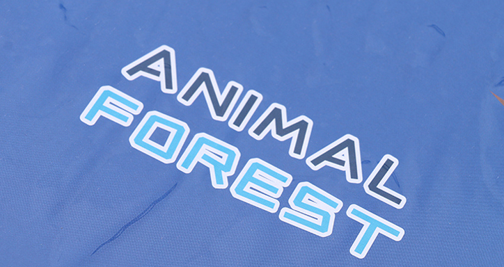 Animal Forest Series Letter Size PVC 3 Metal Clips Ring Binder