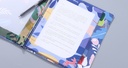 Animal Forest Series Letter Size PVC 3 Metal Clips Ring Binder