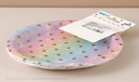 Brilliant Rainbow Dots Circular Paper Plate(6 Count)