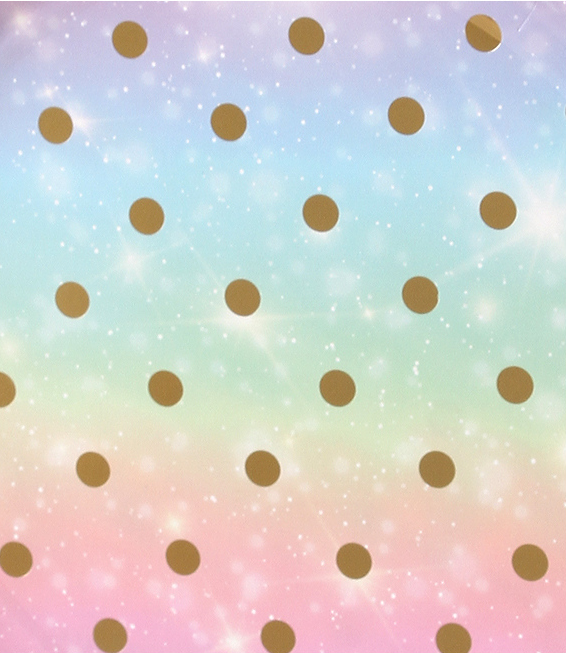 Brilliant Rainbow Dots Circular Paper Plate(6 Count)