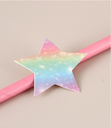 Brilliant Rainbow Star Decoration Paper Straw(12 Count)