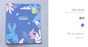 Animal Forest Series Letter Size PVC 3 Metal Clips Ring Binder