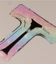 Brilliant Rainbow Gliding Letter Birthday String Flag(3 M)