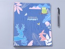 Animal Forest Series Letter Size PVC 3 Metal Clips Ring Binder