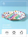 Colorful Birthday Letters Octangle Paper Plate(6 Count)