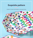 Colorful Birthday Letters Octangle Paper Plate(6 Count)