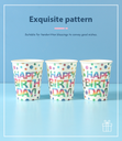 Colorful Birthday Letters Paper Cup(6 Count)