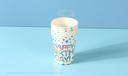 Colorful Birthday Letters Paper Cup(6 Count)