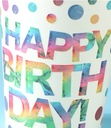 Colorful Birthday Letters Paper Cup(6 Count)