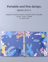Animal Forest Series Letter Size PVC 3 Metal Clips Ring Binder