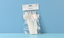 Colorful Letters Decoration Paper Straw(12 Count)