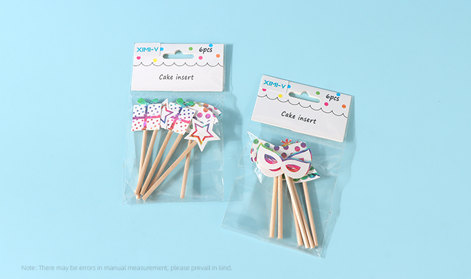 Colorful Cake Decoration(6 Count)