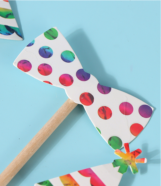 Colorful Cake Decoration(6 Count)
