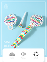 Colorful Round Party Horn(6 Count)