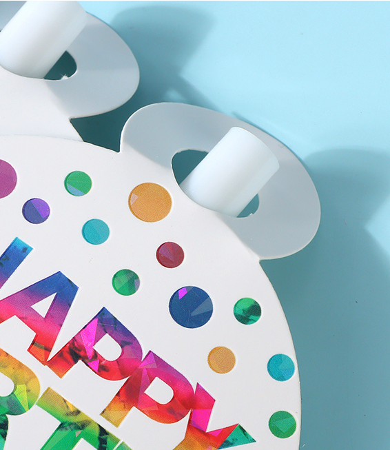 Colorful Round Party Horn(6 Count)