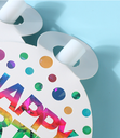 Colorful Round Party Horn(6 Count)
