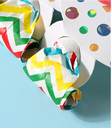 Colorful Round Party Horn(6 Count)