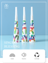 Colorful Letters Horn(6 Count)