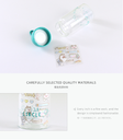 Steamed Bun Shaped Lid Glass 280ml/9.4fl.oz.