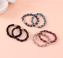 Simple Two Tone Braid Hair Tie 2 Pieces