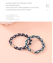 Simple Two Tone Braid Hair Tie 2 Pieces
