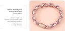 Simple Two Tone Braid Hair Tie 2 Pieces