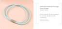 Simple Knitting Hair Tie Set of 5 Pieces