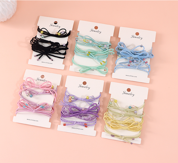 Trendy Knot Hair Tie Set of 5 Pieces