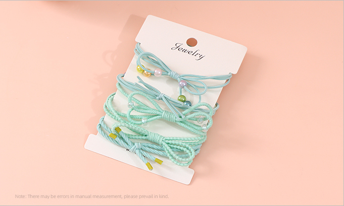 Trendy Knot Hair Tie Set of 5 Pieces