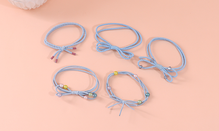 Trendy Knot Hair Tie Set of 5 Pieces