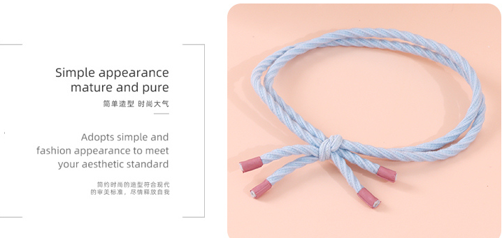 Trendy Knot Hair Tie Set of 5 Pieces