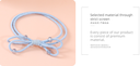 Trendy Knot Hair Tie Set of 5 Pieces