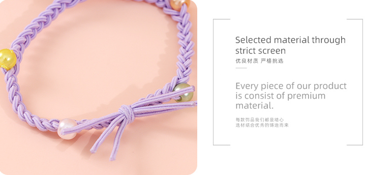 Stylish Simple Hair Tie Set of 5 Pieces