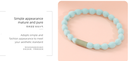 Stylish Basic Elastic Hair Tie Set of 5 Pieces
