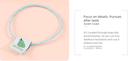 Simple Fabric Label Twist Hair Tie 5 Pieces