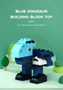 Blue Dinosaur Building Block Toy(1052)