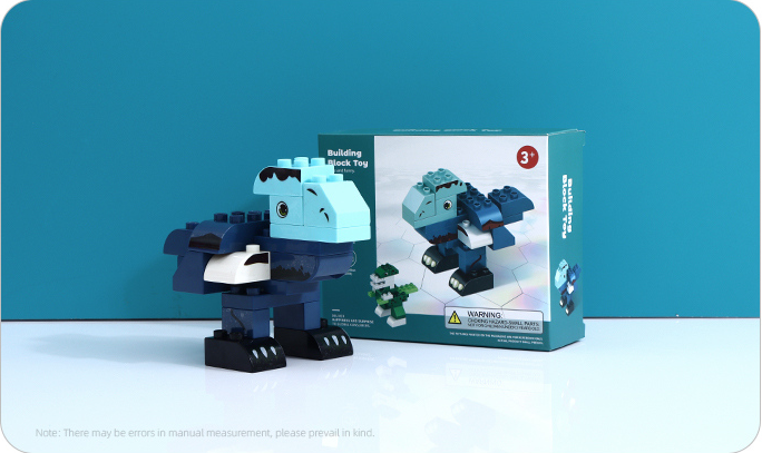 Blue Dinosaur Building Block Toy(1052)