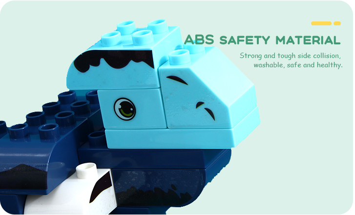 Blue Dinosaur Building Block Toy(1052)