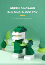 Green Dinosaur Building Block Toy(1051)
