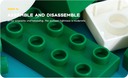 Green Dinosaur Building Block Toy(1051)