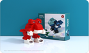 Red Dinosaur Building Block Toy(1050)