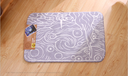 Famous Painting Series Flocking Printing Floor Mat