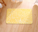 Famous Painting Series Flocking Printing Floor Mat