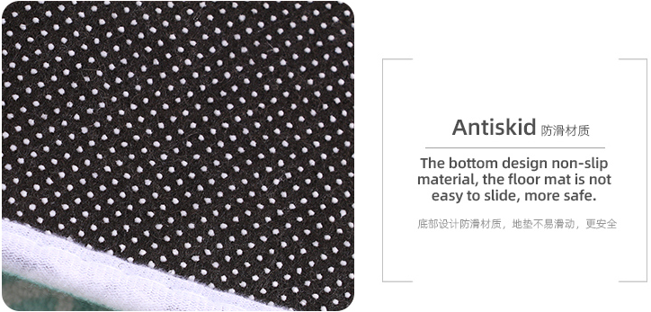 Famous Painting Series Flocking Printing Floor Mat