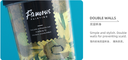 Famous Painting Series Double Layers Anti-scald Plastic Coffee Cup 520ml/17.5fl.oz.(Sunflower)