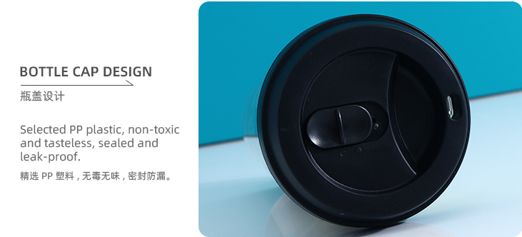 Famous Painting Series Double Layers Anti-scald Plastic Coffee Cup 520ml/17.5fl.oz.(Sunflower)