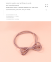 Elegant Knot Bow Hair Tie Set of 5 PCS