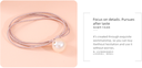 Elegant Knot Bow Hair Tie Set of 5 PCS