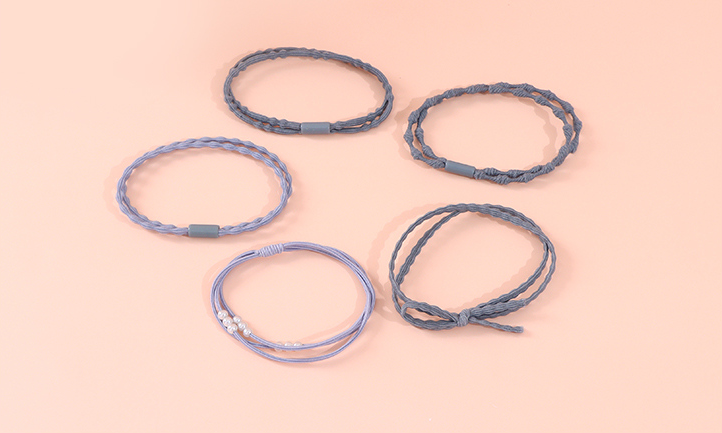 Simple Knot Hair Tie Set of 5 PCS