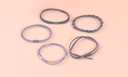 Simple Knot Hair Tie Set of 5 PCS